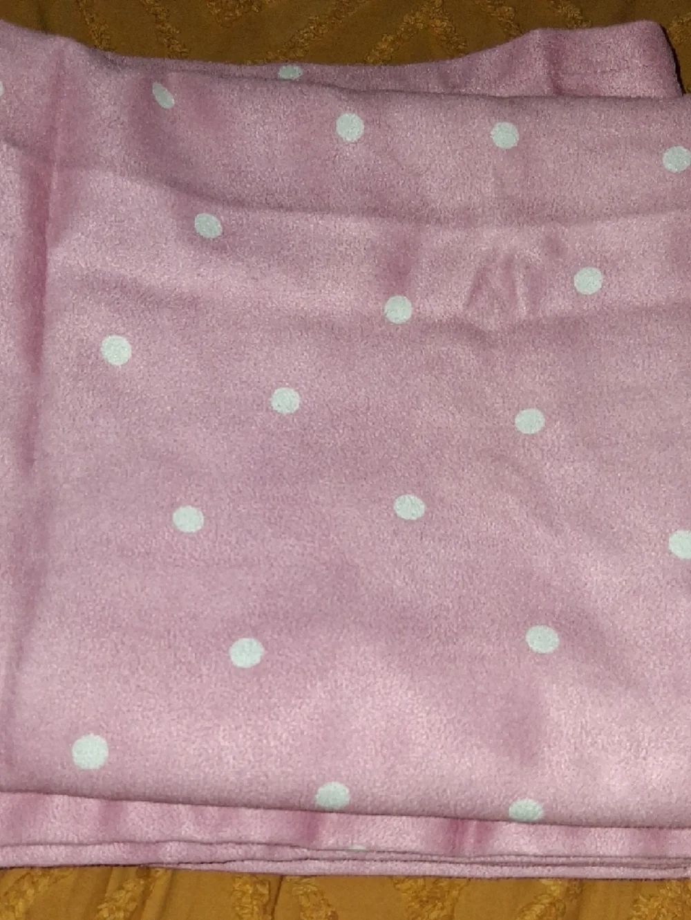 Pink & White Polka Dot Curtain Panels Set of 4